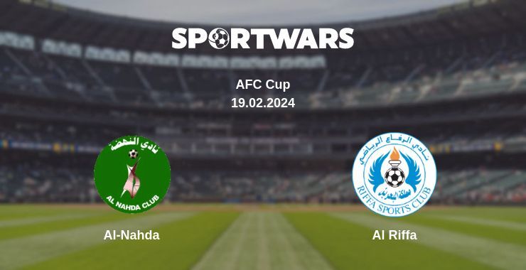 Al-Nahda — Al Riffa watch online for free 19.02.2024