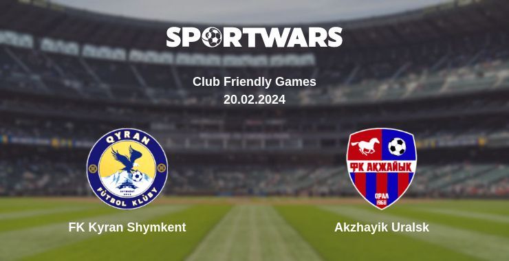 FK Kyran Shymkent — Akzhayik Uralsk watch online for free 20.02.2024