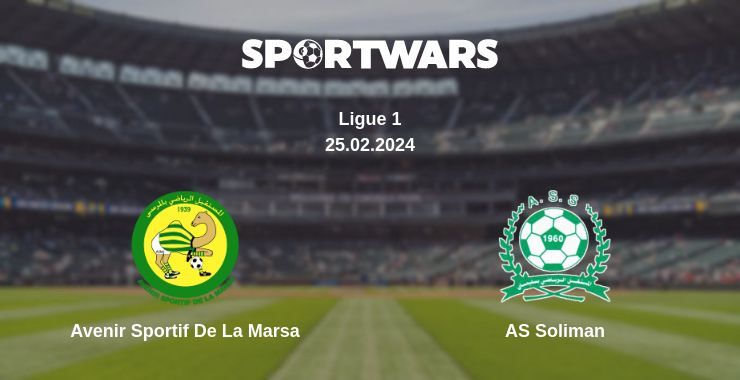 Avenir Sportif De La Marsa — AS Soliman watch online for free 25.02.2024