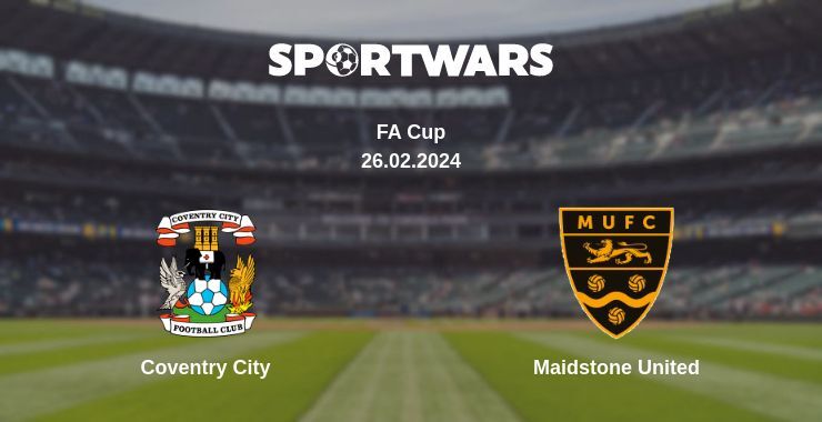 Result of the Coventry City — Maidstone United match, 26.02.2024