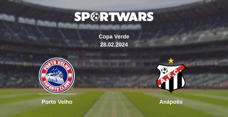 Porto Velho — Anápolis watch online for free 28.02.2024