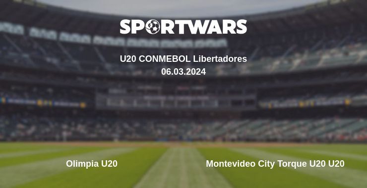 Olimpia U20 — Montevideo City Torque U20 U20 watch online for free 06.03.2024