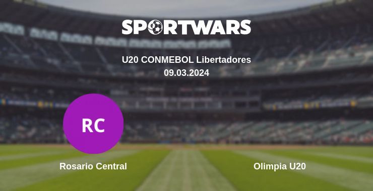 Rosario Central — Olimpia U20 watch online for free 09.03.2024