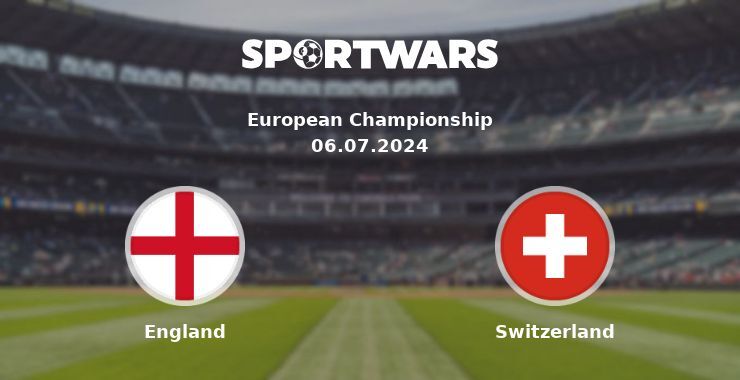 England — Switzerland, where to watch online broadcast