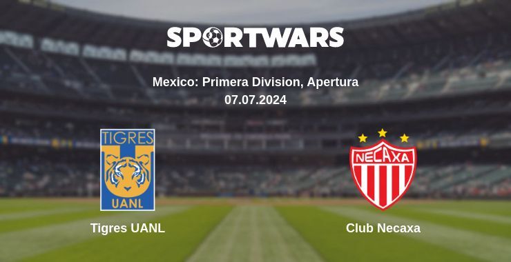 Result of the Tigres UANL — Club Necaxa match, 07.07.2024