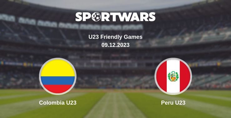 Colombia U23 — Peru U23 watch online for free 09.12.2023