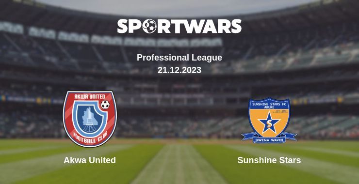 Akwa United — Sunshine Stars watch online for free 21.12.2023