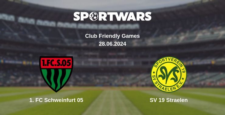 1. FC Schweinfurt 05 — SV 19 Straelen watch online for free 28.06.2024