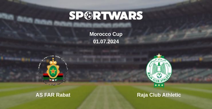 Result of the AS FAR Rabat — Raja Club Athletic match, 01.07.2024