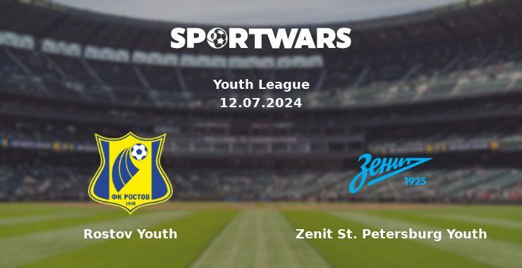 Rostov Youth — Zenit St. Petersburg Youth watch online for free 12.07.2024