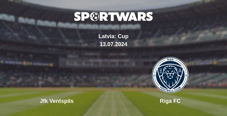 Result of the Jfk Ventspils — Riga FC match, 13.07.2024