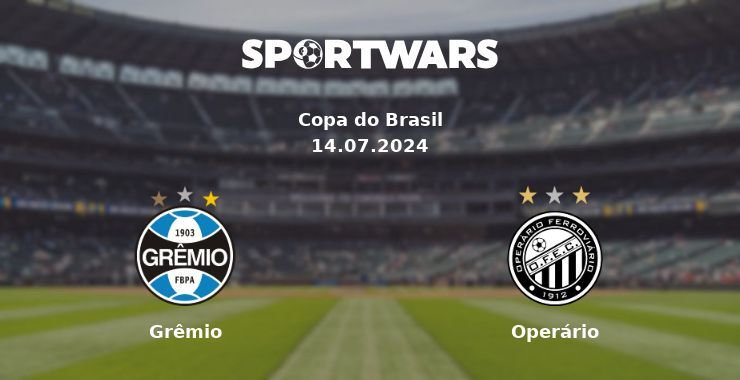 Grêmio — Operário watch online for free 14.07.2024