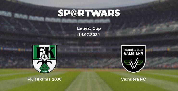 Result of the FK Tukums 2000 — Valmiera FC match, 14.07.2024