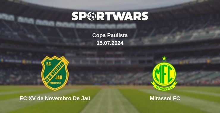 EC XV de Novembro De Jaú — Mirassol FC, where to watch online broadcast