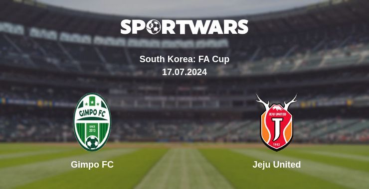 Result of the Gimpo FC — Jeju United match, 17.07.2024