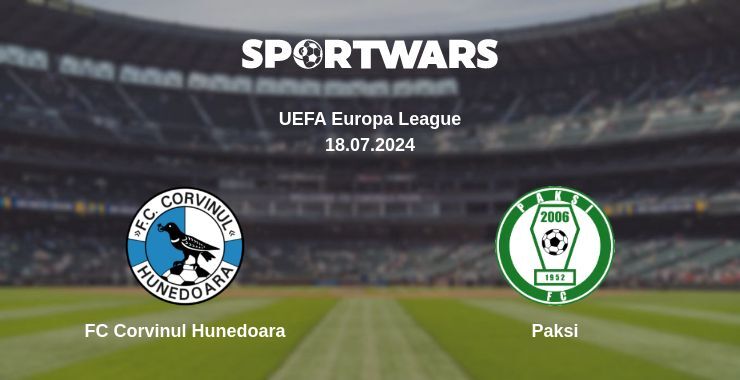 FC Corvinul Hunedoara — Paksi watch online for free 18.07.2024