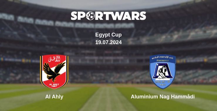 Result of the Al Ahly — Aluminium Nag Hammådi match, 19.07.2024