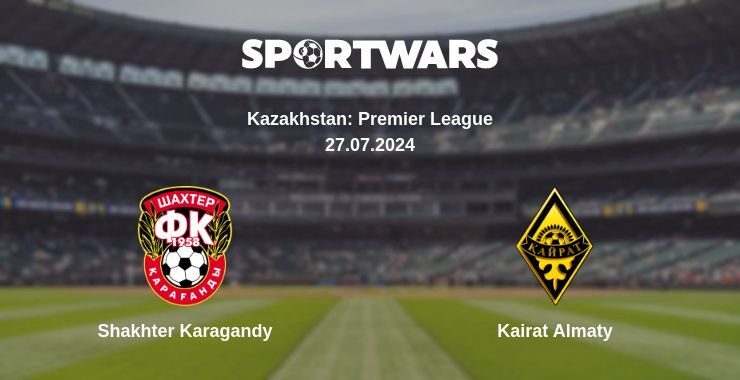 Shakhter Karagandy — Kairat Almaty watch online for free 27.07.2024