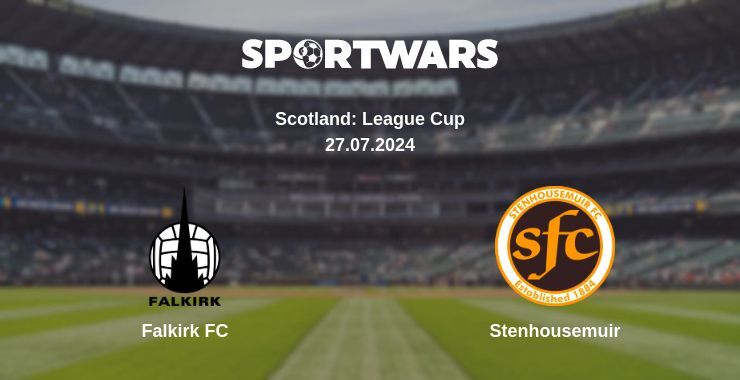 Result of the Falkirk FC — Stenhousemuir match, 27.07.2024