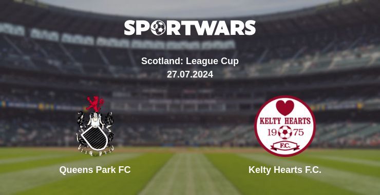 Result of the Queens Park FC — Kelty Hearts F.C. match, 27.07.2024