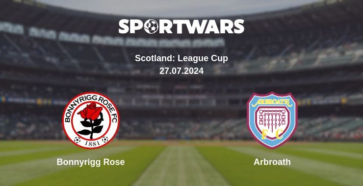 Result of the Bonnyrigg Rose — Arbroath match, 27.07.2024