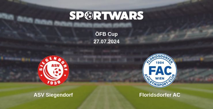 ASV Siegendorf — Floridsdorfer AC watch online for free 27.07.2024