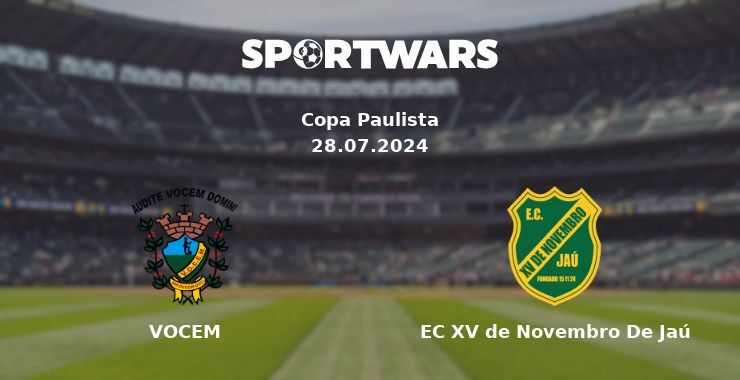 VOCEM — EC XV de Novembro De Jaú watch online for free 28.07.2024