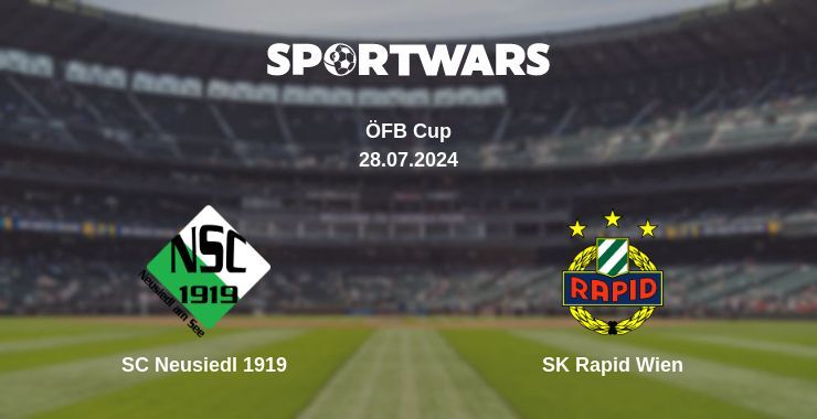 SC Neusiedl 1919 — SK Rapid Wien watch online for free 28.07.2024