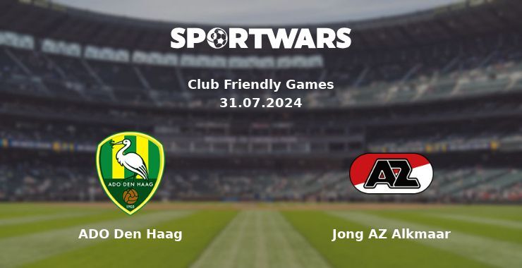 ADO Den Haag — Jong AZ Alkmaar watch online for free 31.07.2024