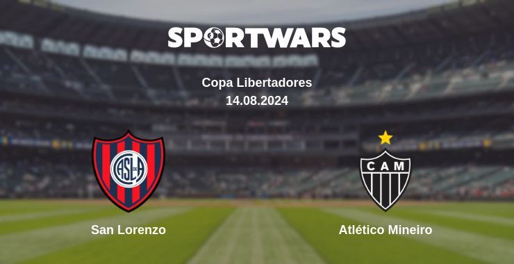 Result of the San Lorenzo — Atlético Mineiro match, 14.08.2024