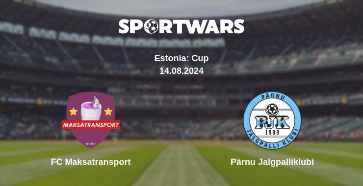 Result of the FC Maksatransport — Pärnu Jalgpalliklubi match, 14.08.2024