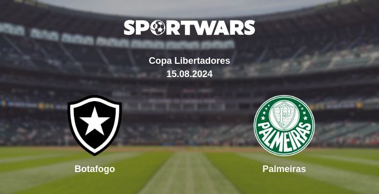 Result of the Botafogo — Palmeiras match, 15.08.2024