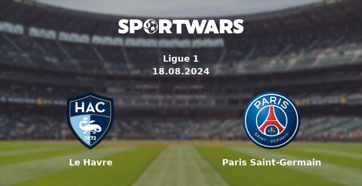 Le Havre — Paris Saint-Germain watch online for free 16.08.2024