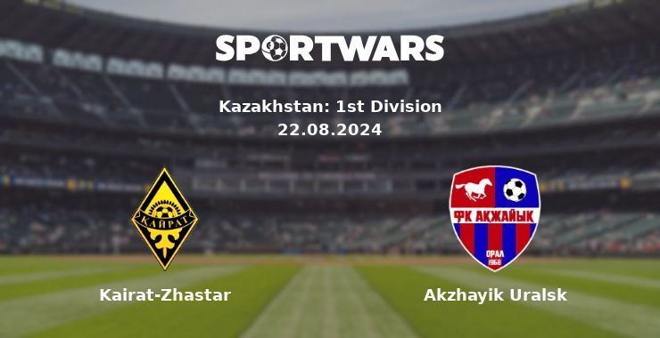 Kairat-Zhastar — Akzhayik Uralsk watch online for free 22.08.2024