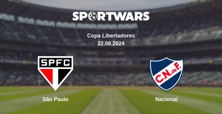 Result of the São Paulo — Nacional match, 22.08.2024