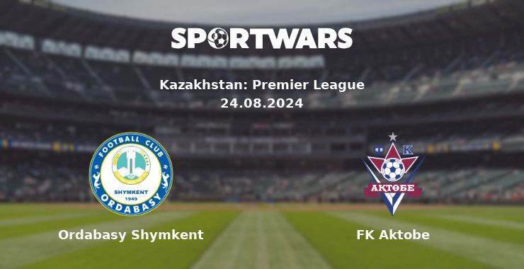 Ordabasy Shymkent — FK Aktobe watch online for free 25.08.2024