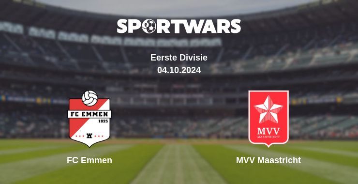 FC Emmen — MVV Maastricht, where to watch online broadcast