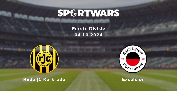 Roda JC Kerkrade — Excelsior, where to watch online broadcast