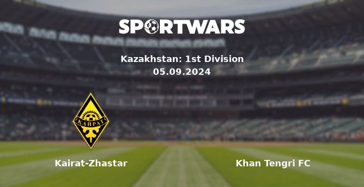 Kairat-Zhastar — Khan Tengri FC watch online for free 06.09.2024