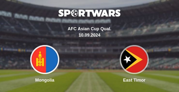 Mongolia — East Timor, where to watch online broadcast, 10.09.2024