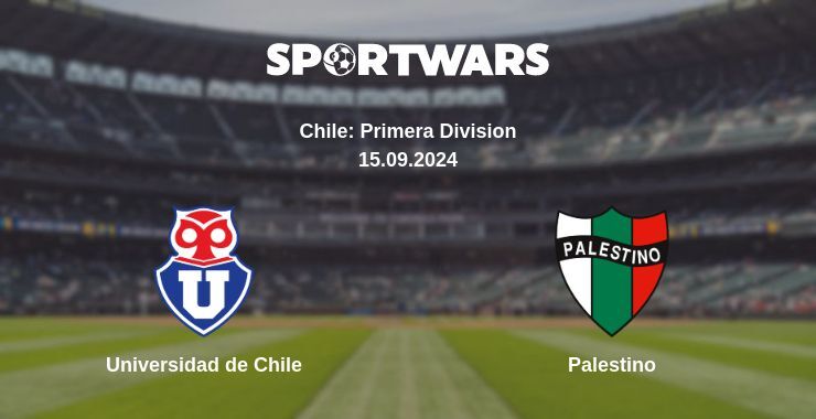 Universidad de Chile — Palestino watch online for free 15.09.2024