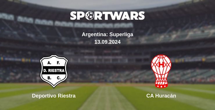 Result of the Deportivo Riestra — CA Huracán match, 13.09.2024