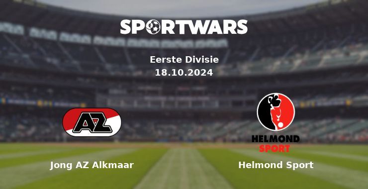 Jong AZ Alkmaar — Helmond Sport, where to watch online broadcast