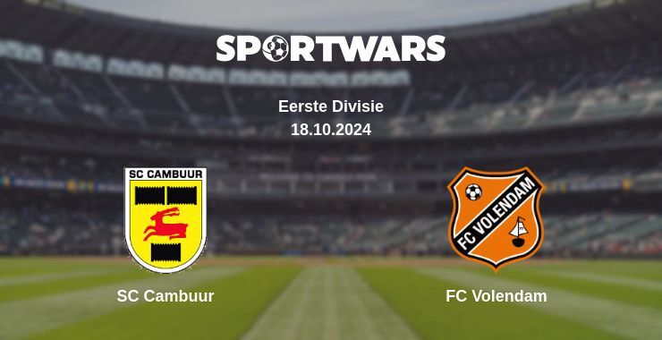 SC Cambuur — FC Volendam, where to watch online broadcast