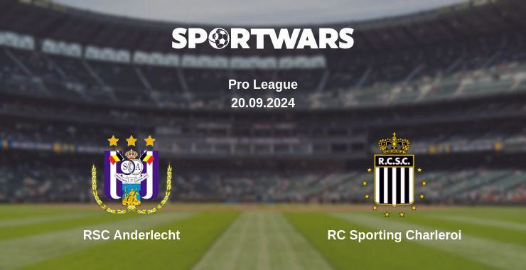 RSC Anderlecht — RC Sporting Charleroi, where to watch online broadcast