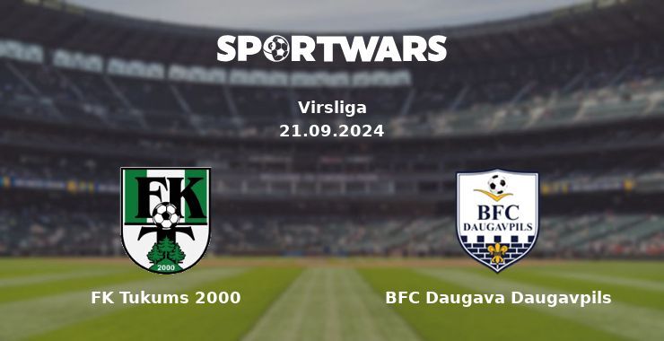 FK Tukums 2000 — BFC Daugava Daugavpils, where to watch online broadcast