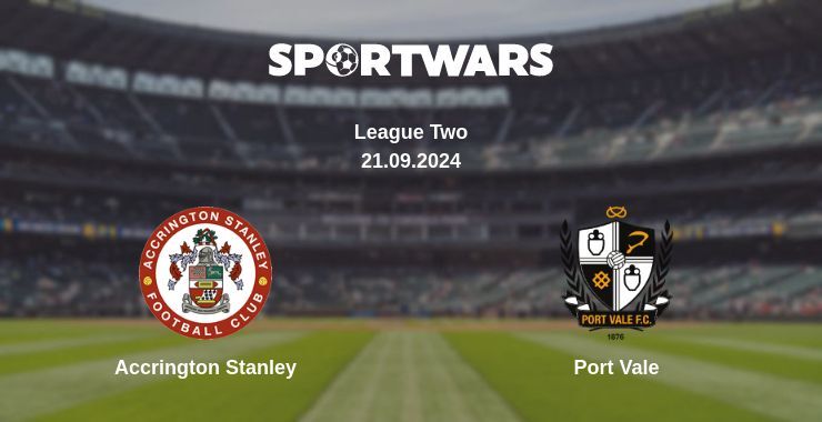 Accrington Stanley — Port Vale, where to watch online broadcast