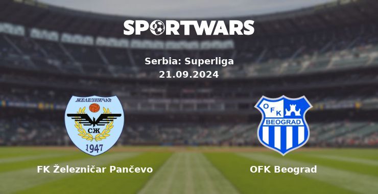 FK Železničar Pančevo — OFK Beograd, where to watch online broadcast