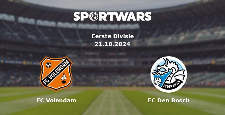 FC Volendam — FC Den Bosch watch online for free 22.10.2024