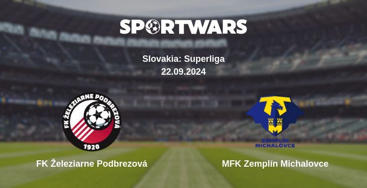 FK Železiarne Podbrezová — MFK Zemplín Michalovce, where to watch online broadcast